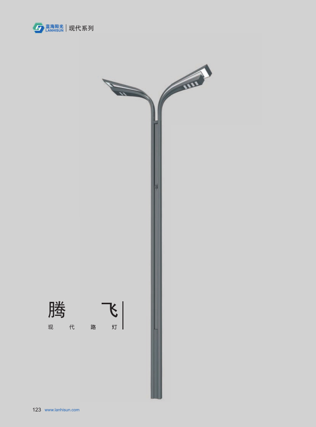 青岛即墨区可以设计定制现代LED路灯-月季腾飞