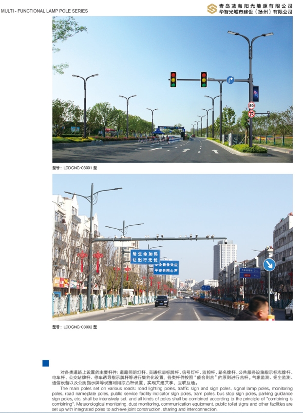 交通警察监控杆04
