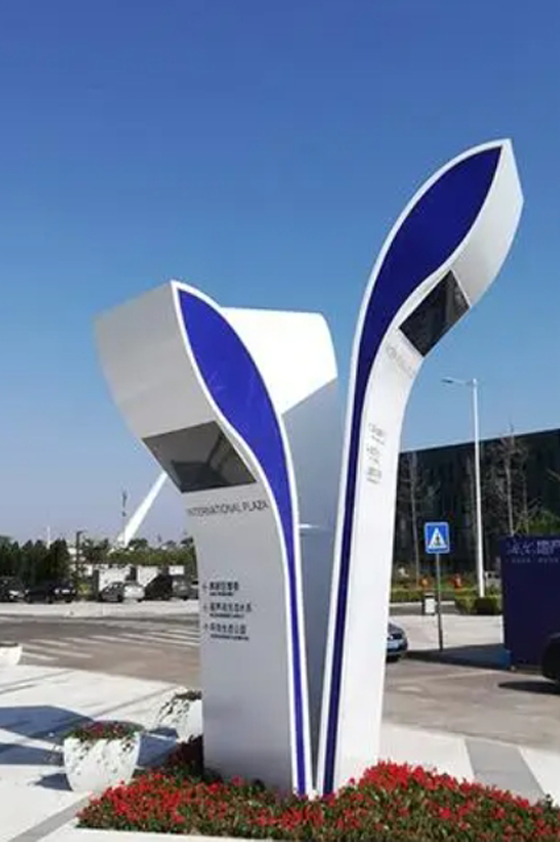 镀锌板喷塑灯光小品